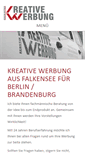 Mobile Screenshot of kreative-werbung.info